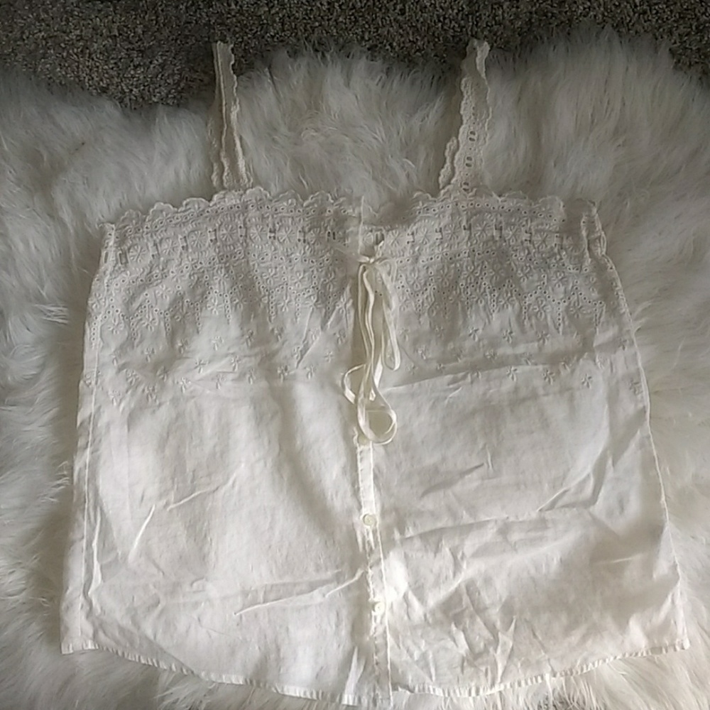 Madewell Eyelet Embroidered Blouse